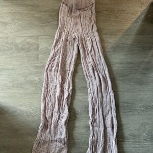 Cult Gaia light purple pant cover up